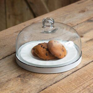 White Dessert Cloche
